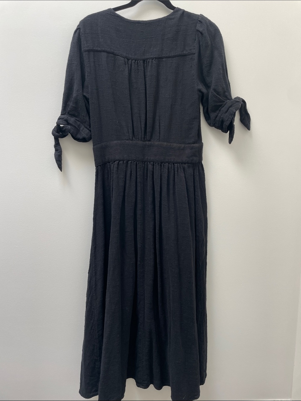 Free People Love of My Life Midi Dress Black Size Medium - Picture 7 of 8